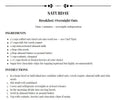 Free Saturday Meal Plan: Breakfast, Lunch and Dinner